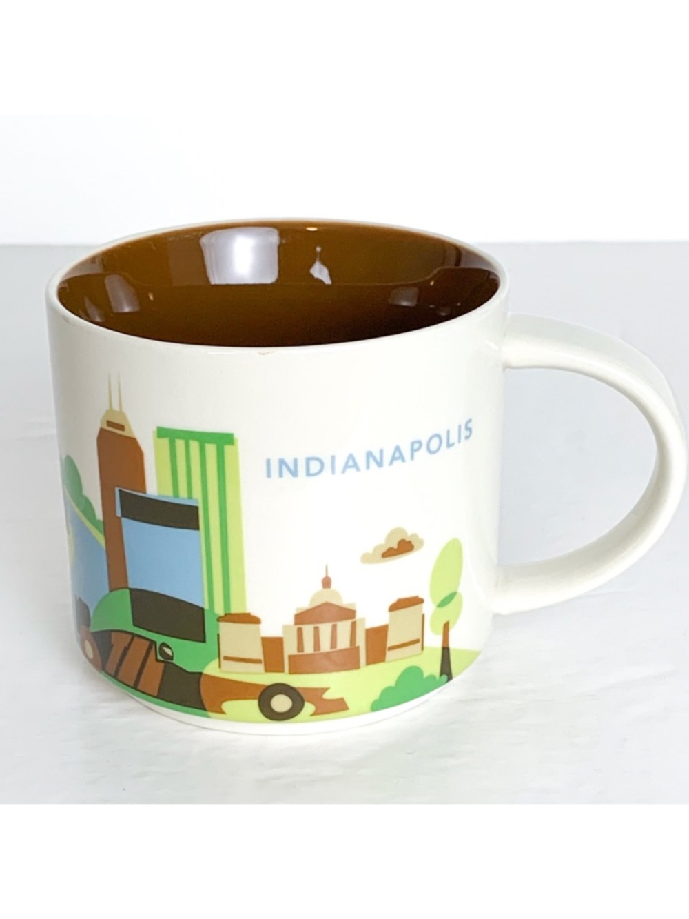 Starbucks Indianapolis You Are Here Collection 2016 coffee mug tea cup 14 oz